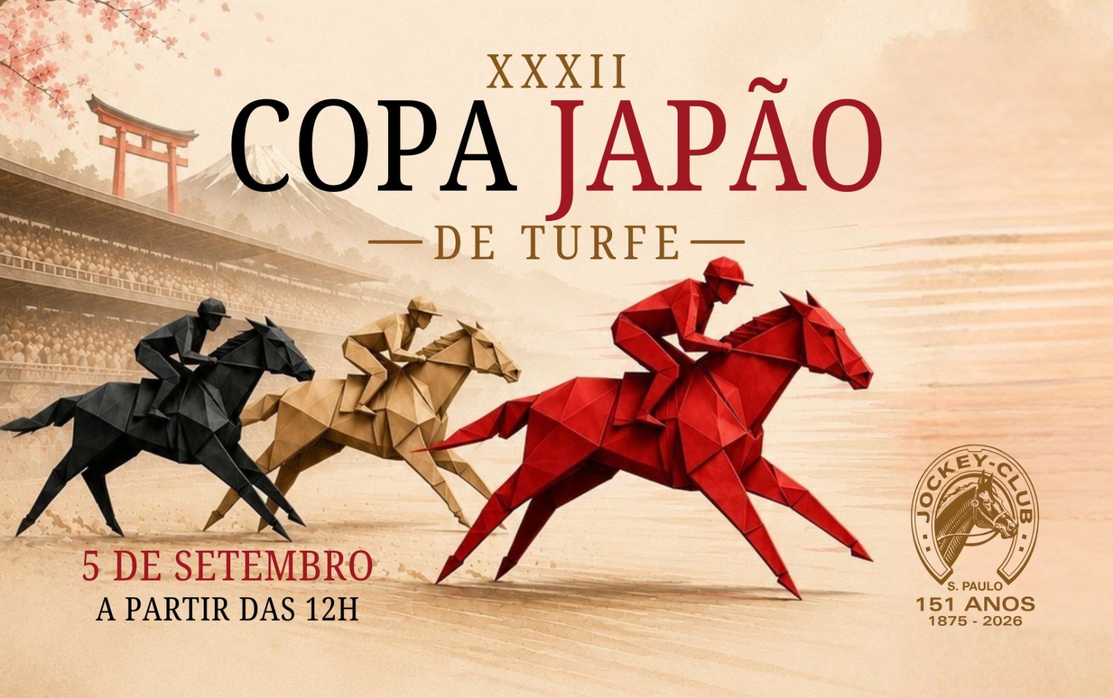 XXXII Copa Jap�o de Turfe 2026 celebra a amizade entre Brasil e Jap�o com esporte, cultura e tradi��o
