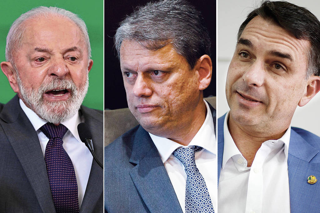 Lula empata com Fl�vio, Michelle e Tarc�sio no segundo turno, diz pesquisa Meio Ideia