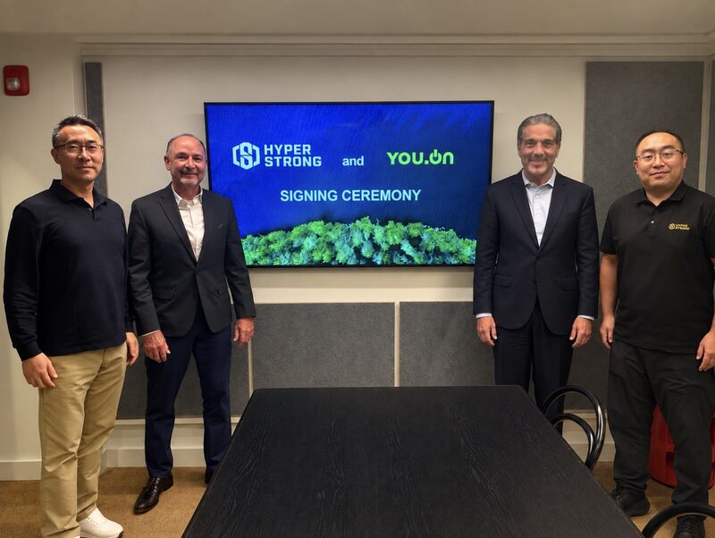 YOU.ON e HyperStrong assinam Acordo Vinculante para os Leil�es de Armazenamento de Energia em Baterias LRCAP 2026 no Brasil