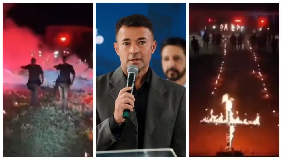 Vice de Nunes defende policiais acusados de gesto nazista e que queimaram cruz em SP: 'Quem critica no entende nada de polcia'