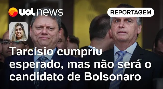 Casado: Tarcsio cumpriu esperado, mas no ser candidato dos Bolsonaro