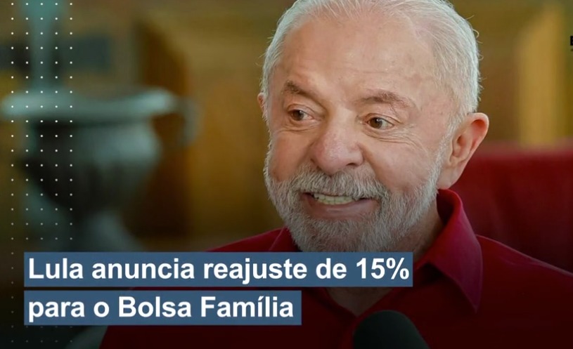 Lula anuncia reajuste de 15% para o Bolsa Fam�lia