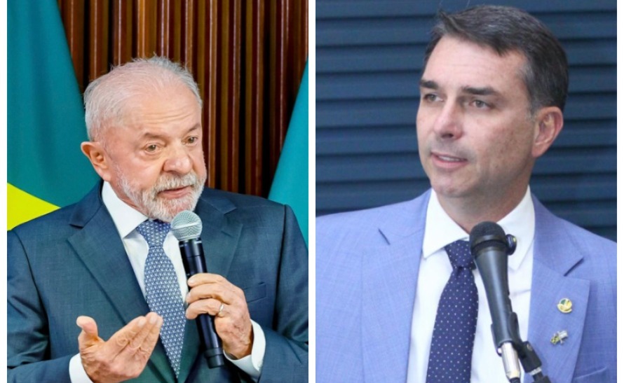 Lula e Flávio Bolsonaro estão tecnicamente empatados no 2º turno, aponta RealTime/Big Data