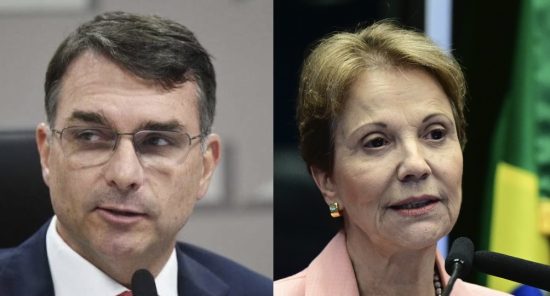 Fl�vio Bolsonaro chama senadora Tereza Cristina de 'v�zinha'