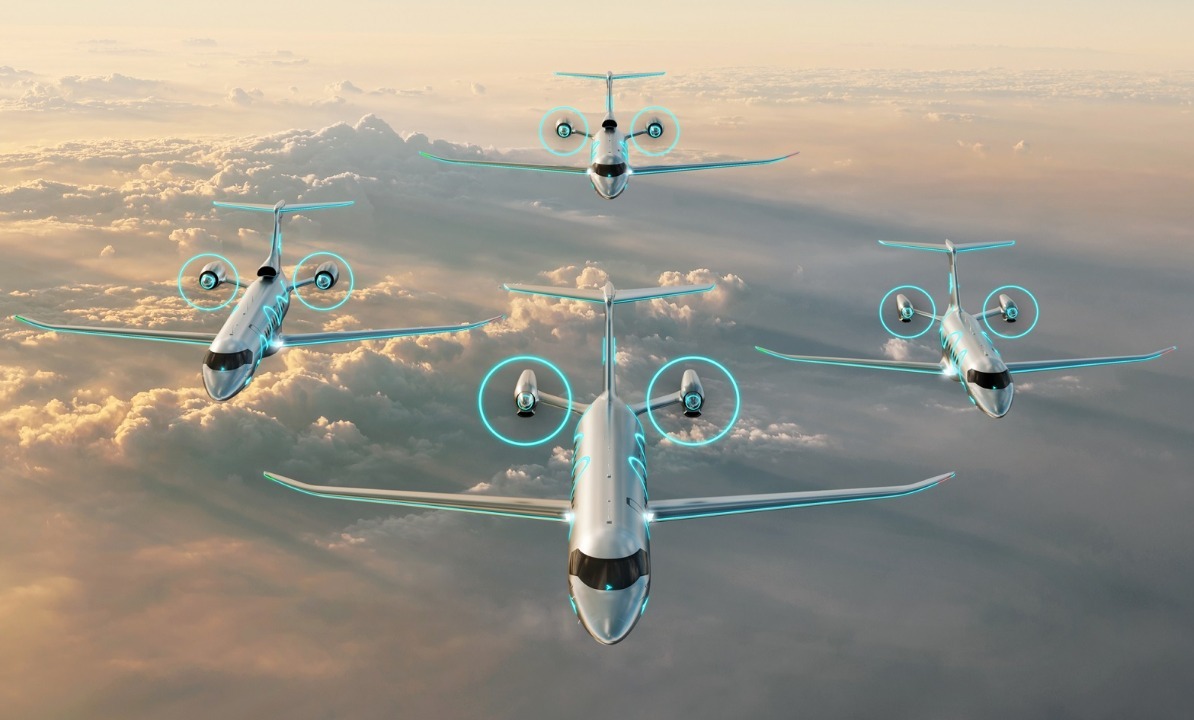 Embraer apresenta a ''aviao do futuro'', com previso de jatos para 2030