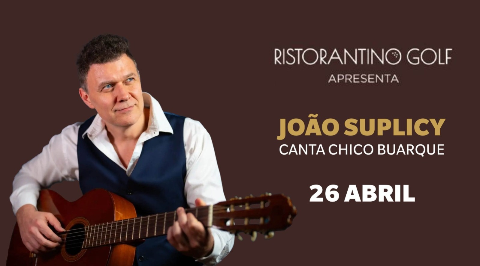 Com homenagem a Chico Buarque, Joo Suplicy se apresenta neste sbado no Ristorantino Riviera