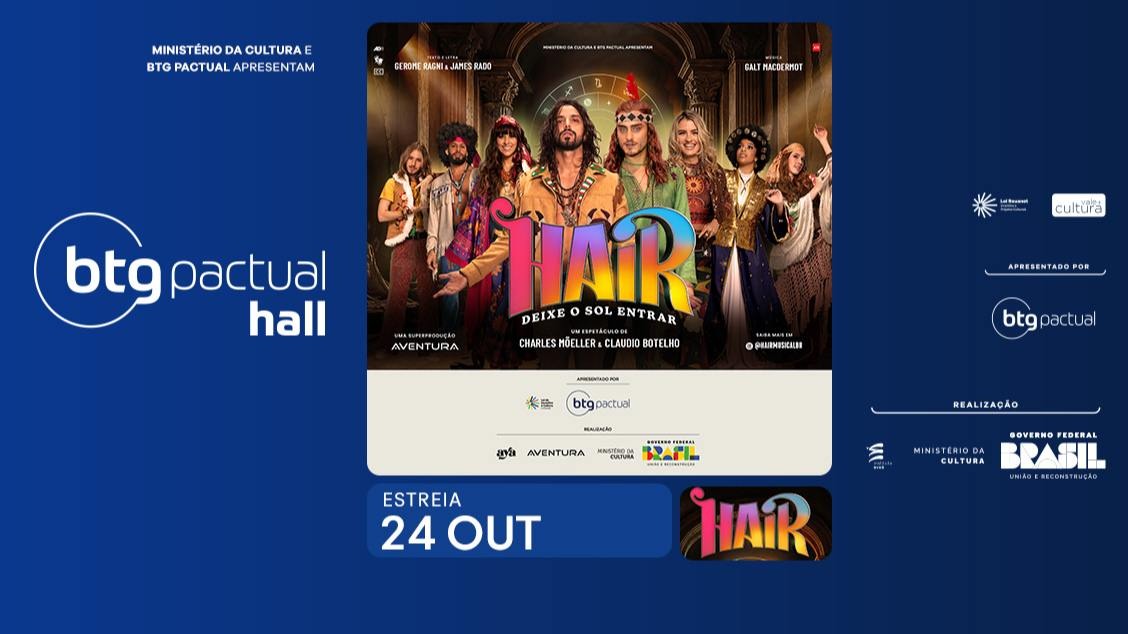 'Hair', o musical que encantou o público nas décadas de 1960 e 70, tem nova montagem em SP
