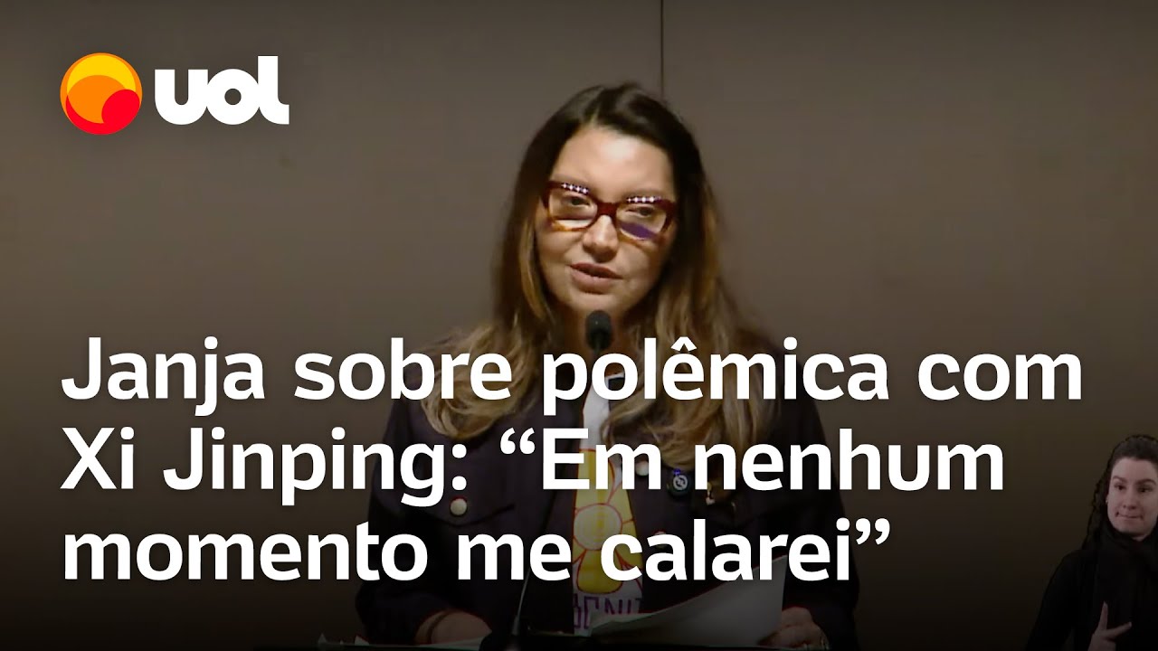 Janja defende sua fala a Xi Jinping na China e diz que no se calar
