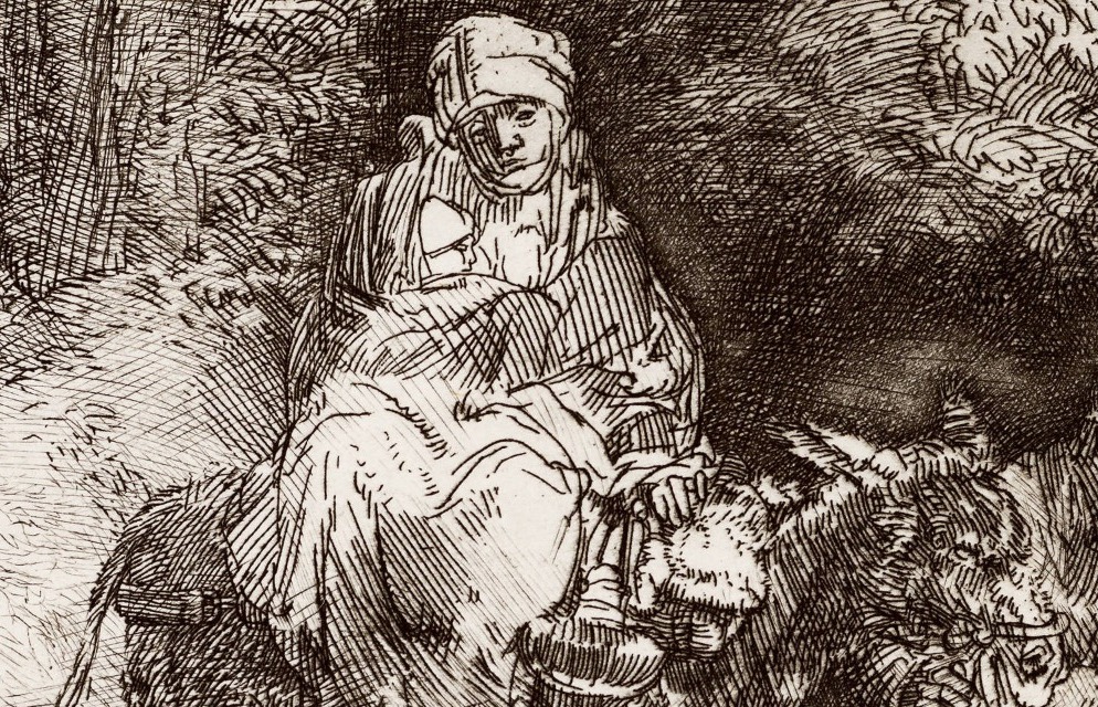 Como Rembrandt usava a luz e a sombra para dar carga dramtica s suas gravuras