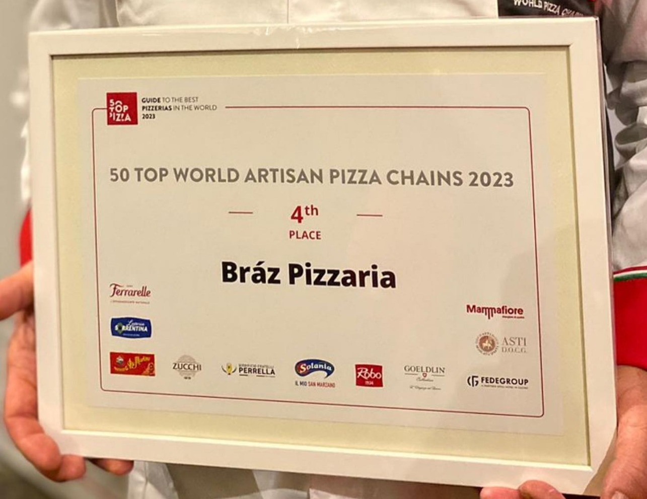 Brz Pizzaria  eleita a 4 melhor do mundo em ranking internacional divulgado na Itlia