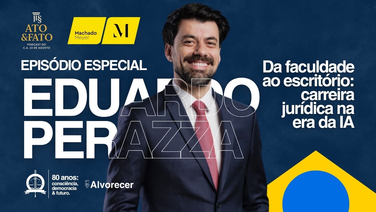 Eduardo Perazza � o convidado do podcast Ato & Fato, do C.A. 22 de Agosto